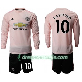 Manchester United Dres RASHFORD 10 Dječji Gostujući 2018/19 Dugim Rukavima